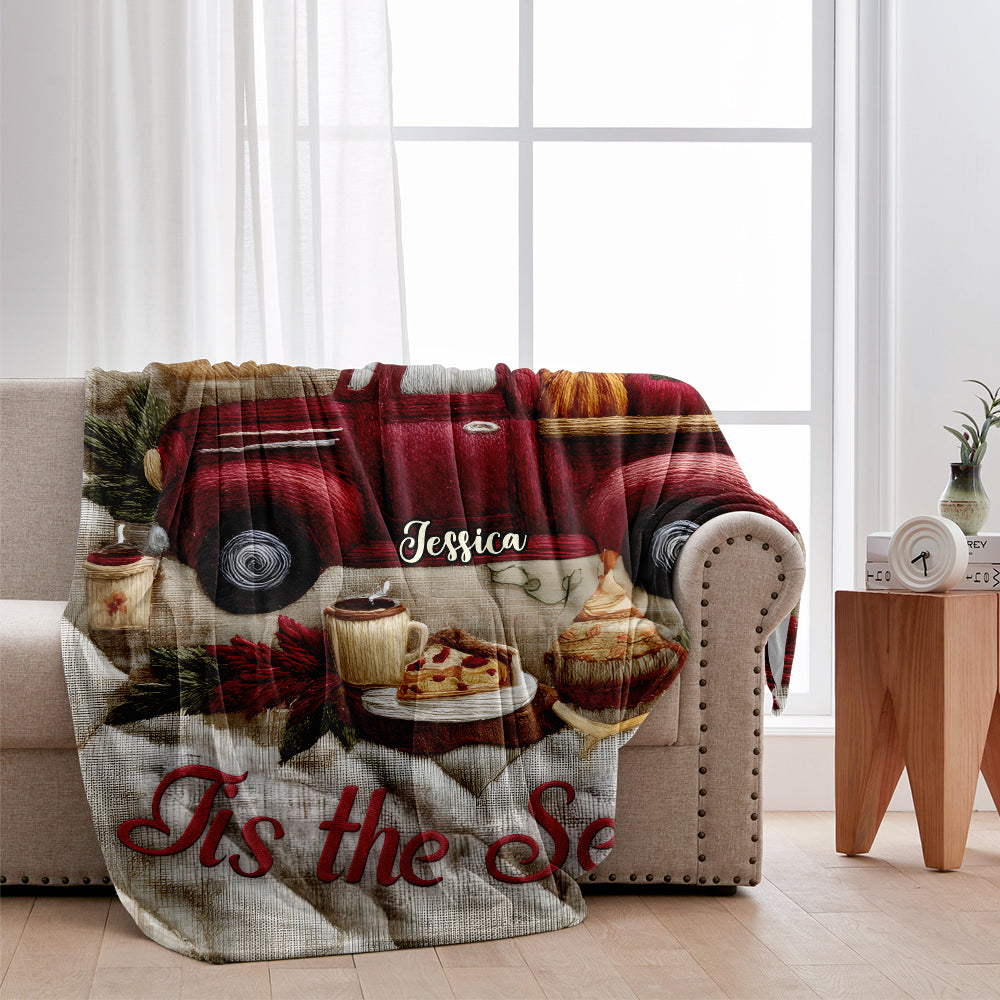 Tis The Season - Personalized Autumn Blanket