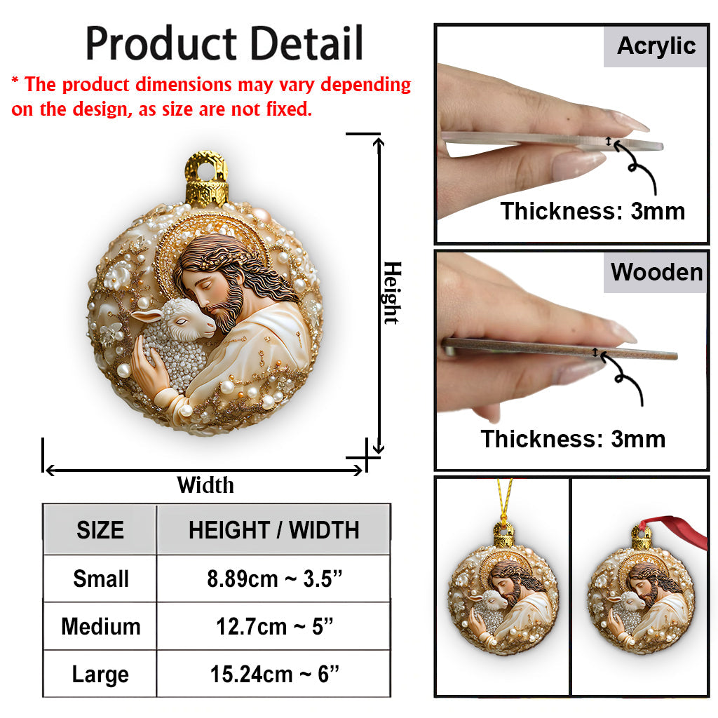 Jesus Loves You - Christian Ornament