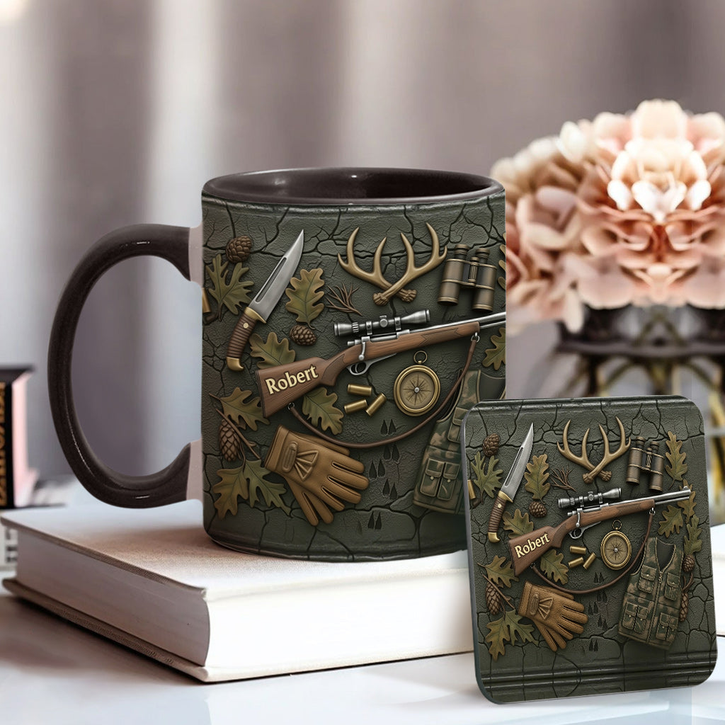 Liebe zur Jagd – Personalisierte Tasse mit Jagdmotiv