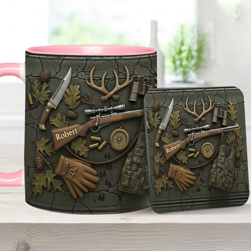 Liebe zur Jagd – Personalisierte Tasse mit Jagdmotiv