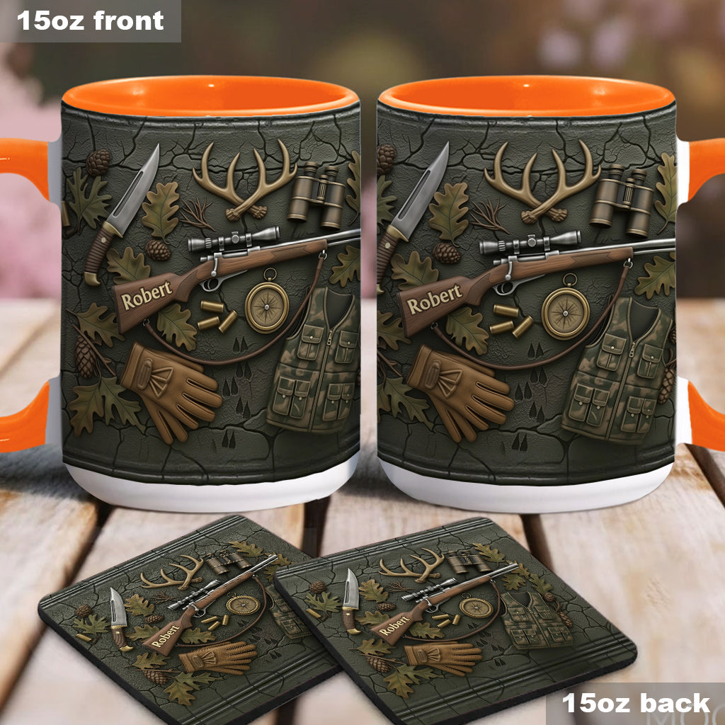 Liebe zur Jagd – Personalisierte Tasse mit Jagdmotiv