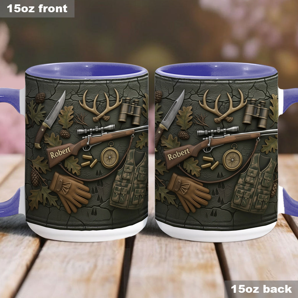 Liebe zur Jagd – Personalisierte Tasse mit Jagdmotiv