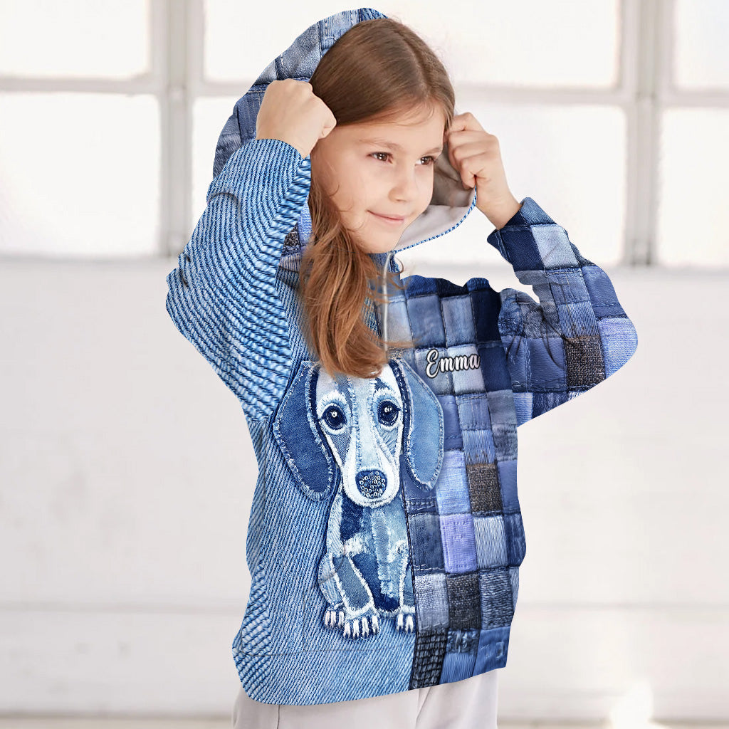 Dackel-Liebe - Personalisiertes T-Shirt mit Hundemotiv