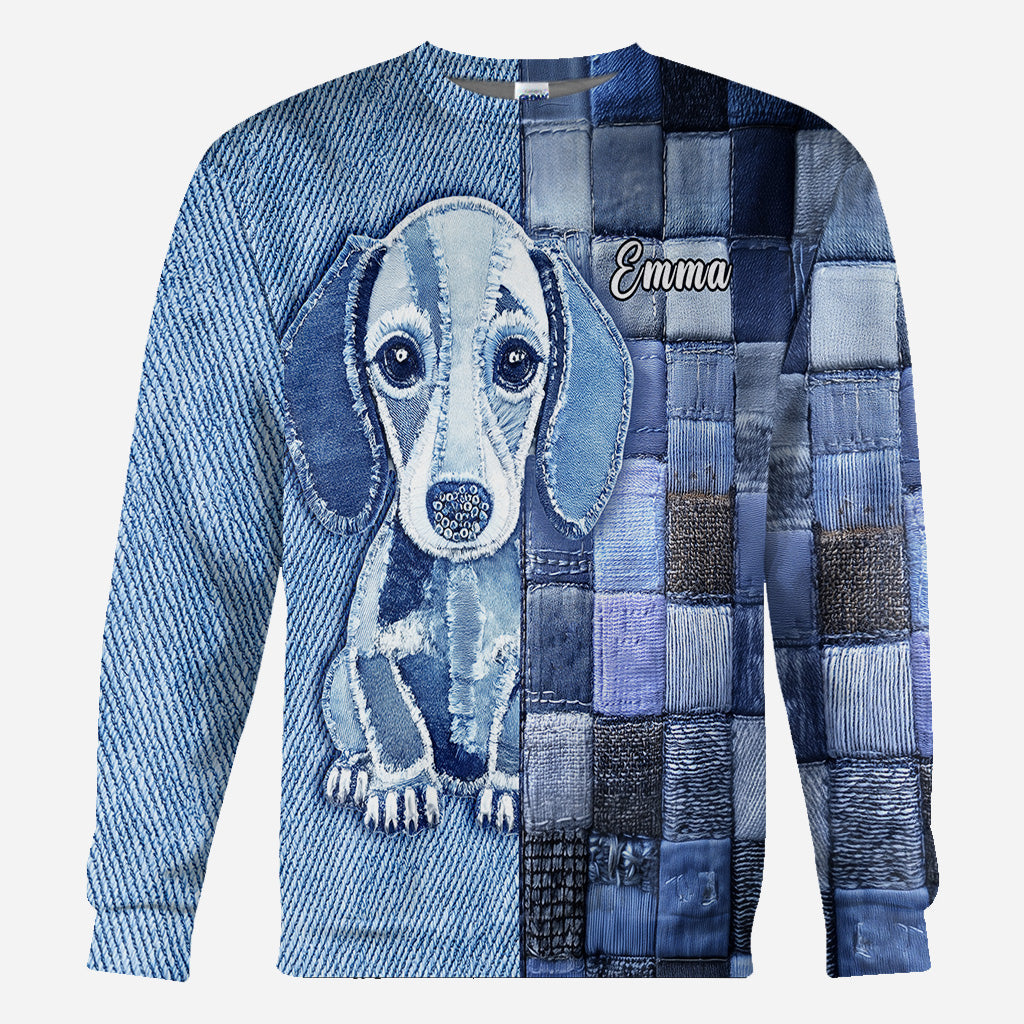 Dackel-Liebe - Personalisiertes T-Shirt mit Hundemotiv