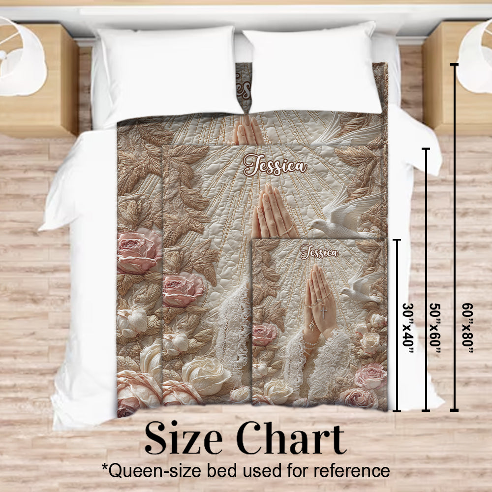 Glaube – Personalisierte christliche Decke