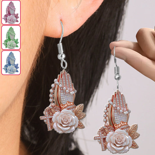 Believe - Personalized Christian Earrings
