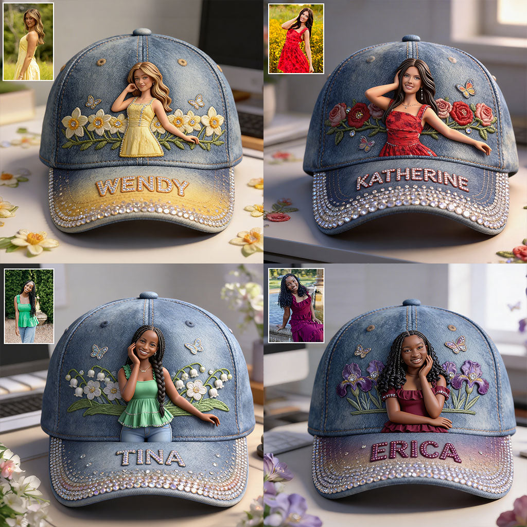 Custom Any Photo - Personalized Flower Lover Classic Cap