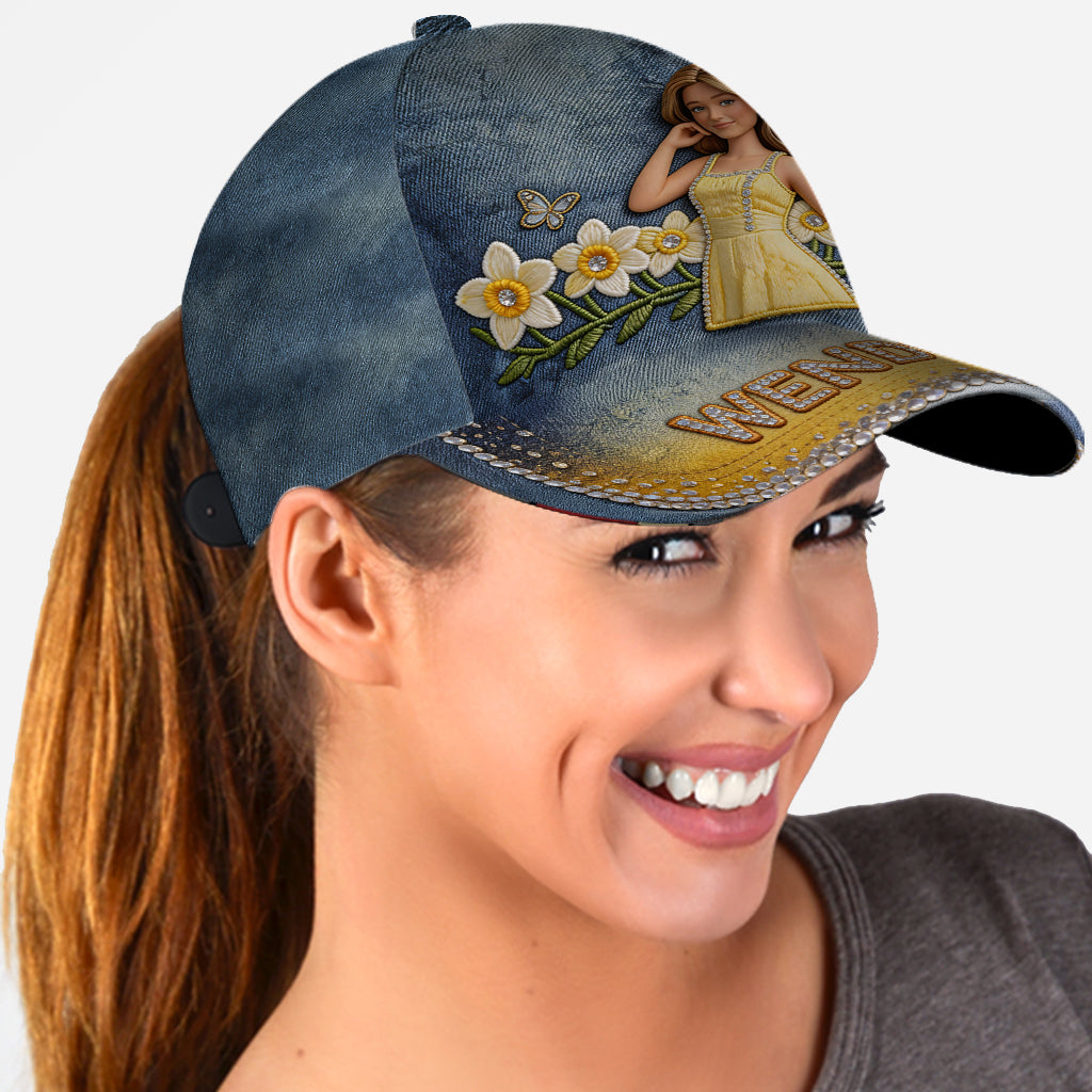 Custom Any Photo - Personalized Flower Lover Classic Cap