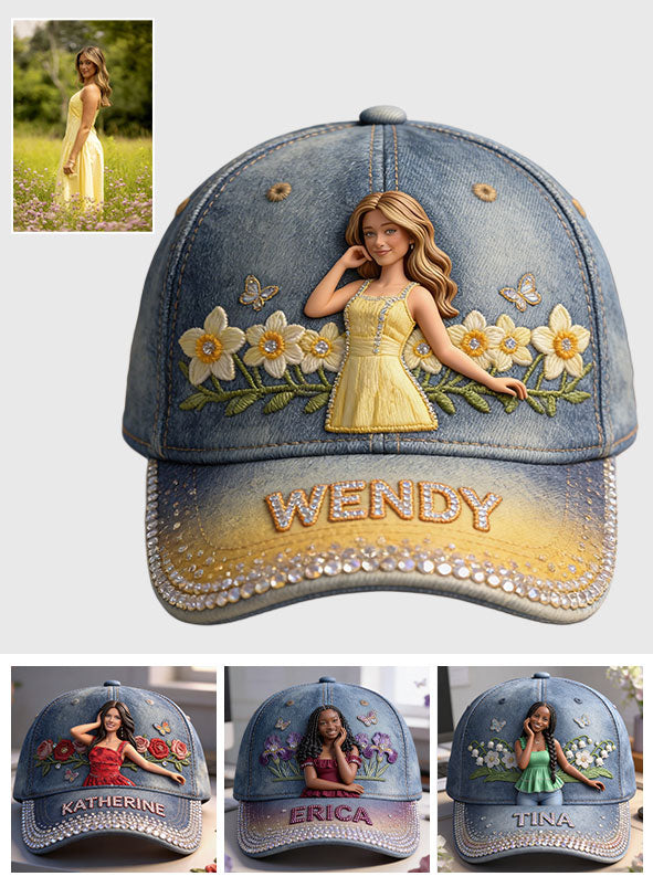 Custom Any Photo - Personalized Flower Lover Classic Cap