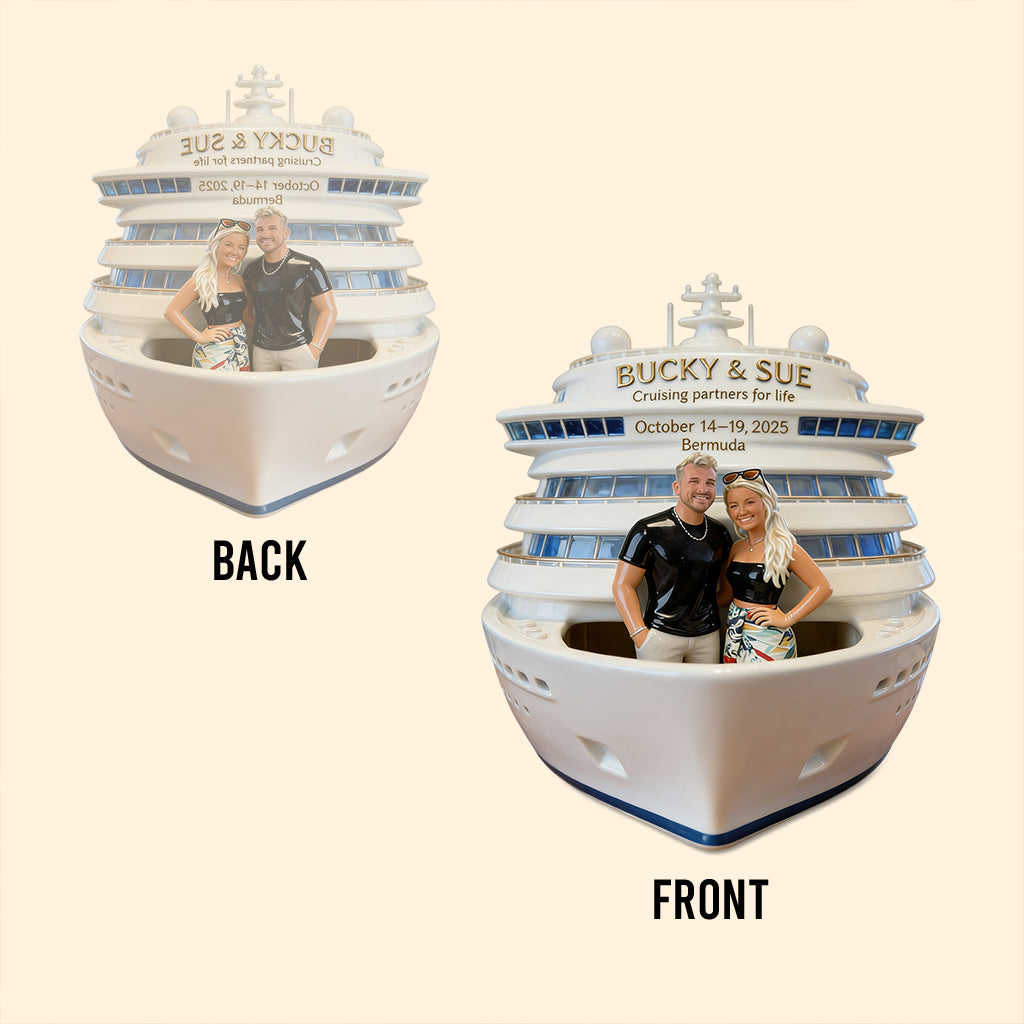 Cruise Memory - Personalisierte Kreuzfahrt Acrylplakette in Sonderform