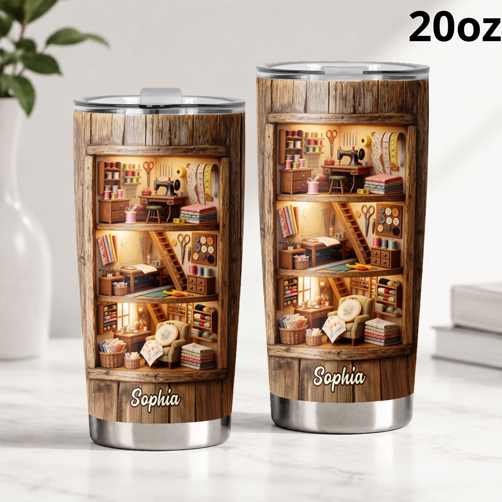 Love Sewing - Personalized Sewing Tumbler