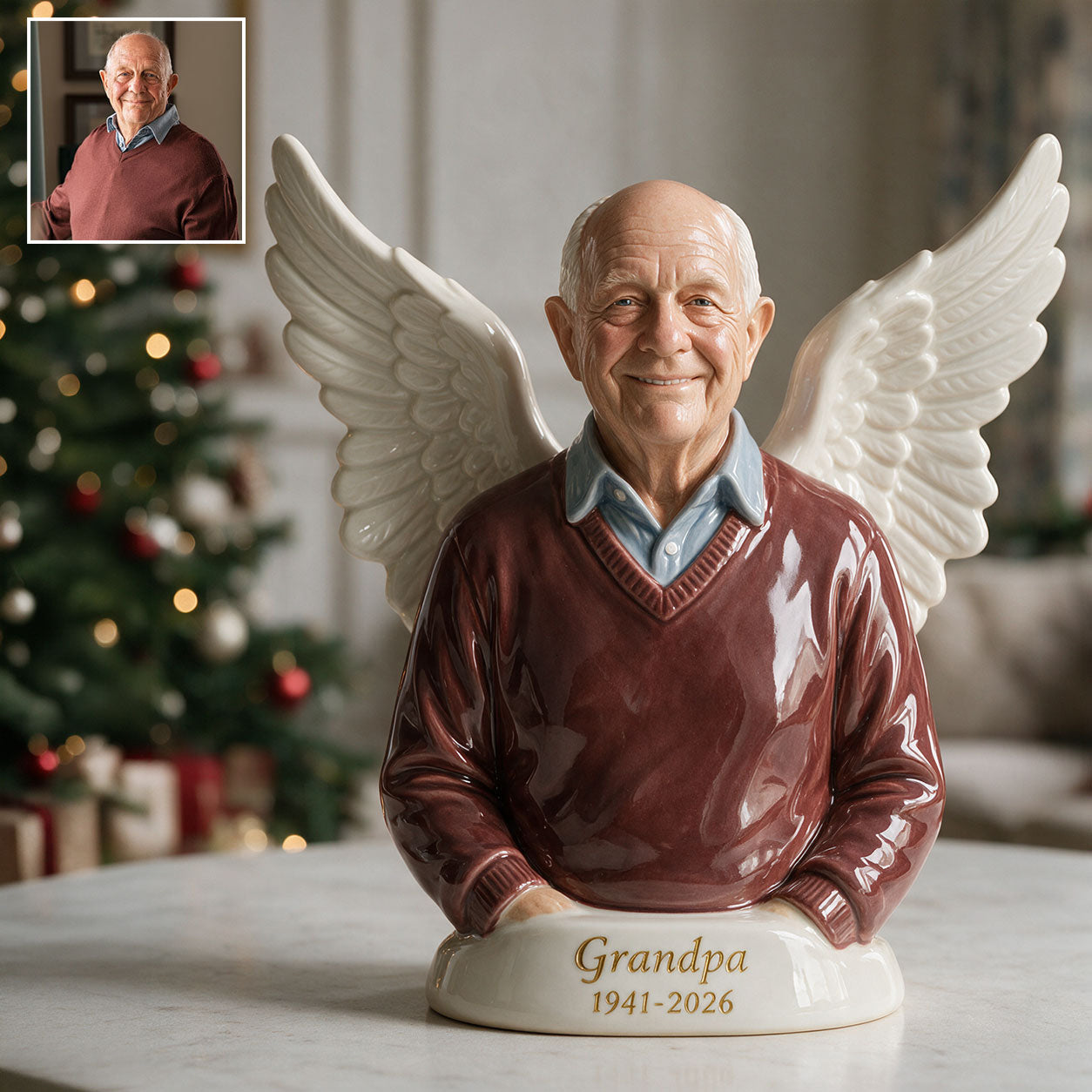My Guardian Angel - Personalized Memorial 3D Plaque