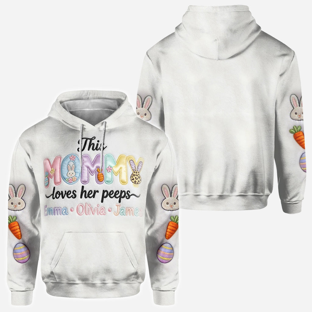 Individuell gestaltbares T-Shirt mit Wunschtitel – das perfekte Geschenk für Mama und Oma – personalisiertes Oma-Shirt mit Allover-Aufdruck