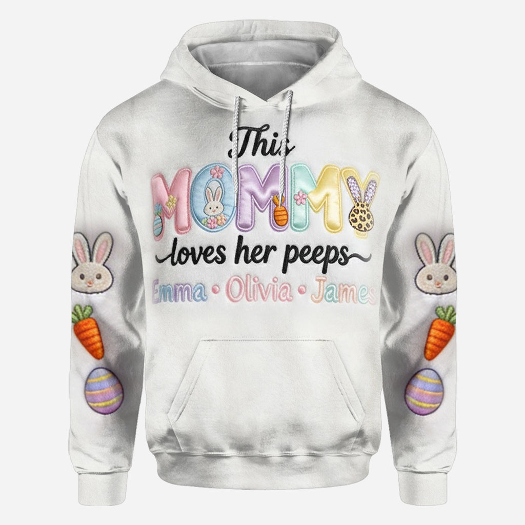 Individuell gestaltbares T-Shirt mit Wunschtitel – das perfekte Geschenk für Mama und Oma – personalisiertes Oma-Shirt mit Allover-Aufdruck