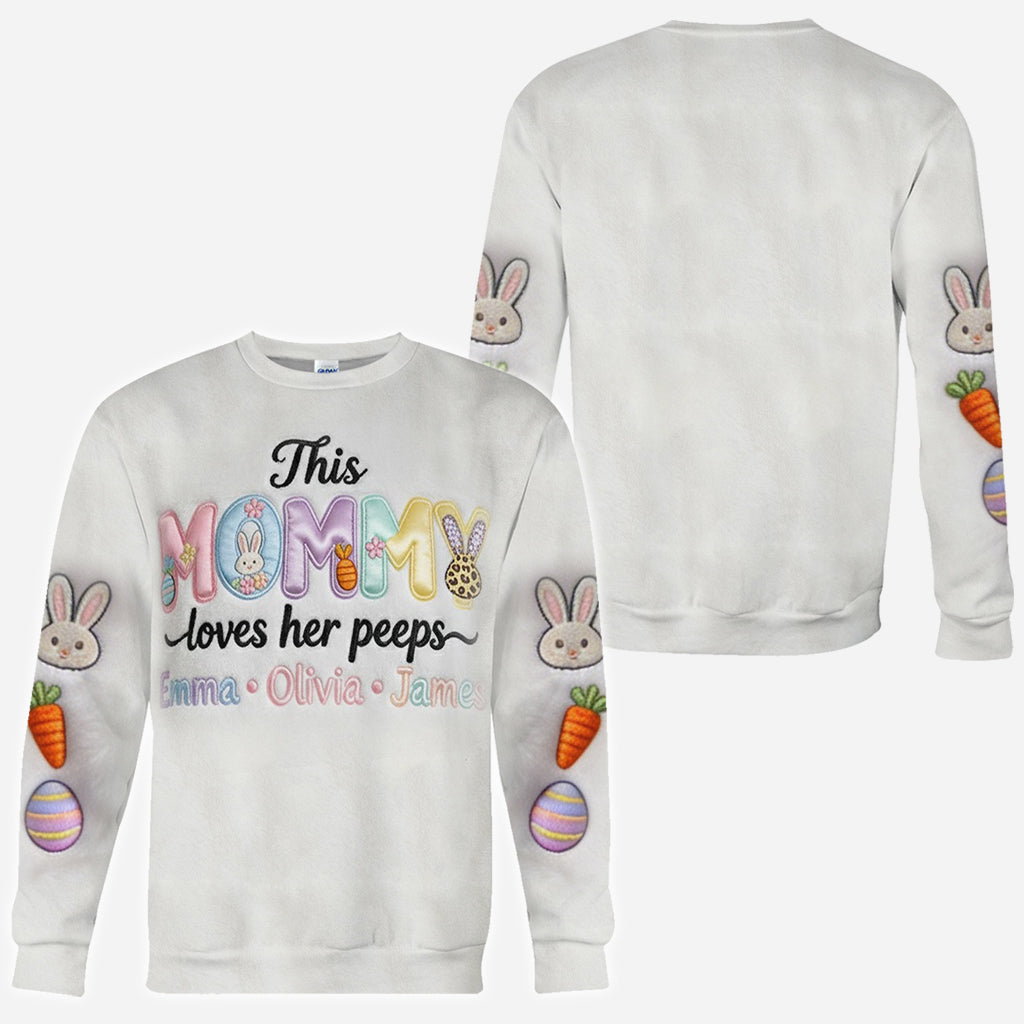 Individuell gestaltbares T-Shirt mit Wunschtitel – das perfekte Geschenk für Mama und Oma – personalisiertes Oma-Shirt mit Allover-Aufdruck