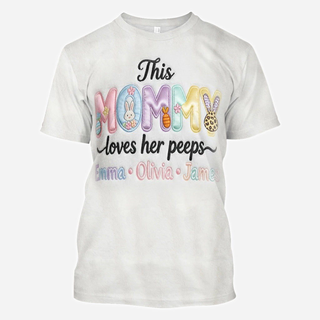 Individuell gestaltbares T-Shirt mit Wunschtitel – das perfekte Geschenk für Mama und Oma – personalisiertes Oma-Shirt mit Allover-Aufdruck