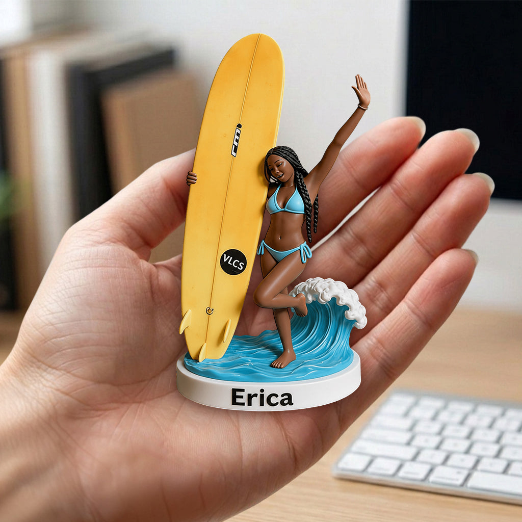 Jede Foto Liebe Surfen - Personalisierte Surfing Premium 3D Figur