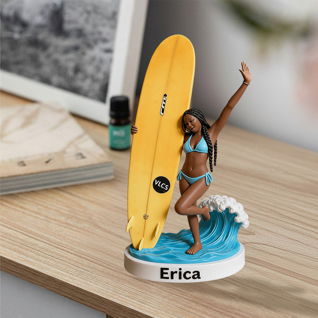 Jede Foto Liebe Surfen - Personalisierte Surfing Premium 3D Figur