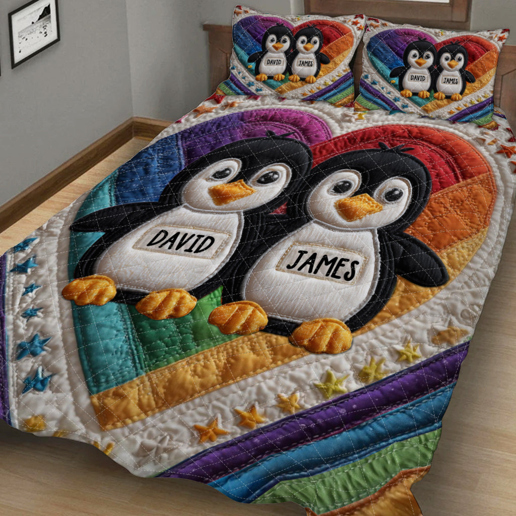 Liebe ist Liebe – Personalisiertes LGBT-Unterstützungs-Quiltset