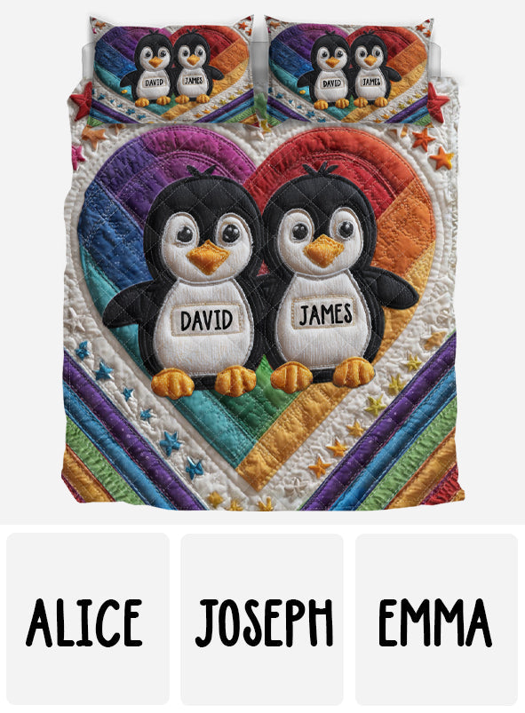 Liebe ist Liebe – Personalisiertes LGBT-Unterstützungs-Quiltset