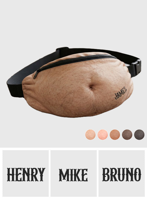 Lustiges Geschenk für Ehemann, für Vater - Personalisierte Plüsch Crossbag