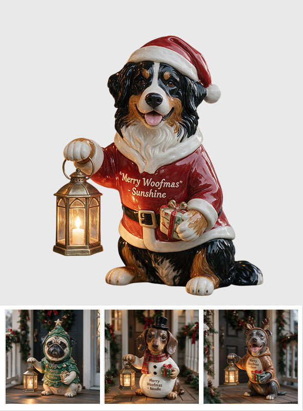 Merry Woofmas - Personalized Dog Solar Acrylic Light