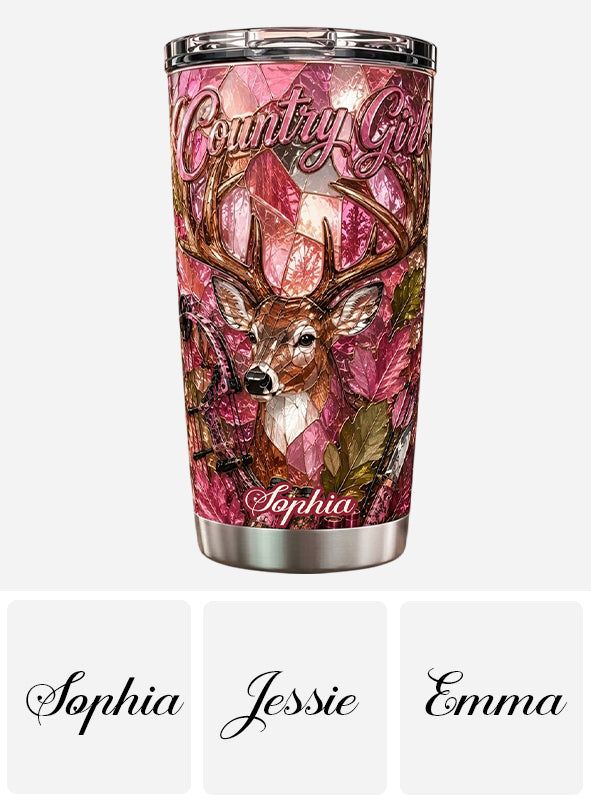 Country Girl - Personalized Hunting Tumbler