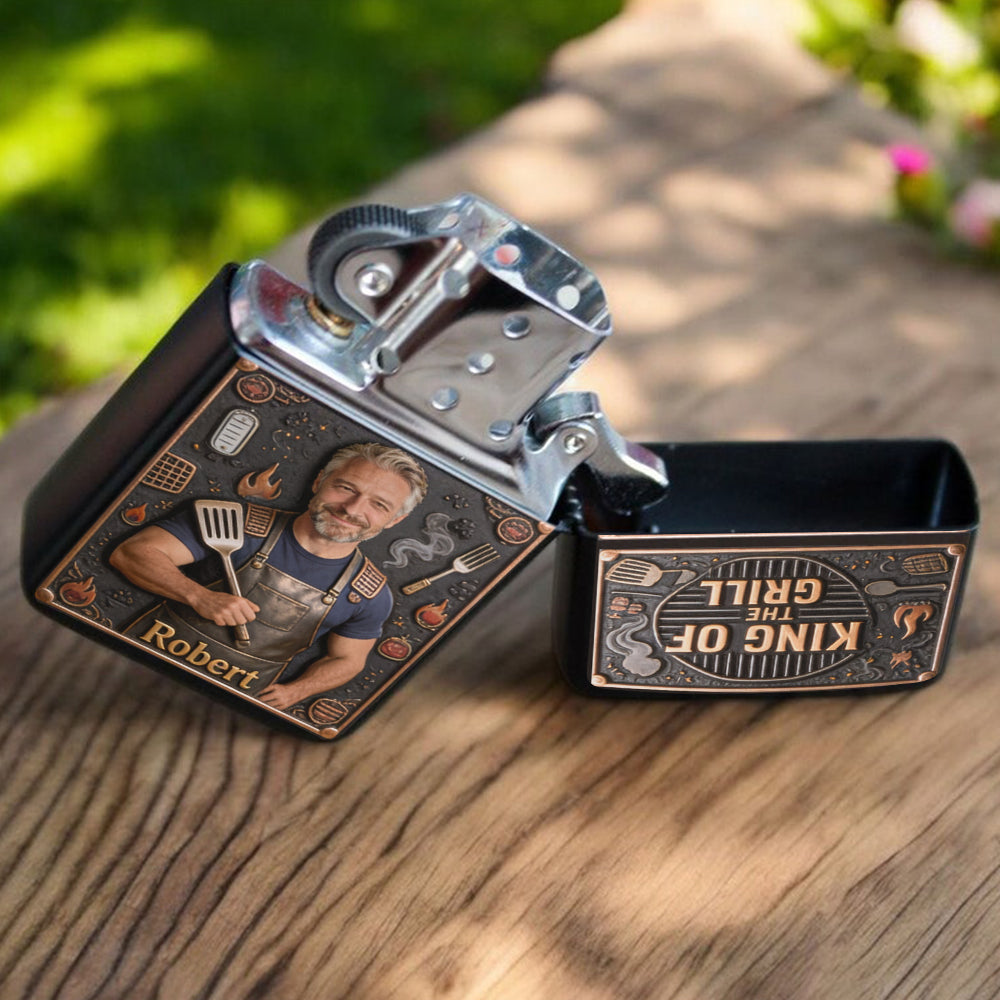 König des Grills - Personalisierter Grillanzünder
