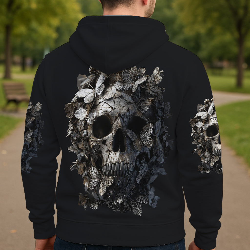 Cooles Totenkopf-Shirt mit personalisiertem Totenkopf-Print