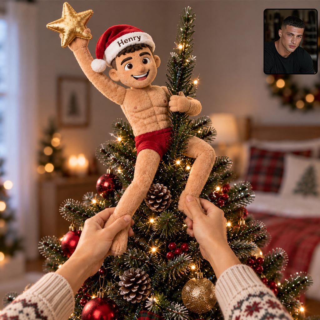 Weihnachtsstripper - Personalisierte würzige Paar Plüschpuppe