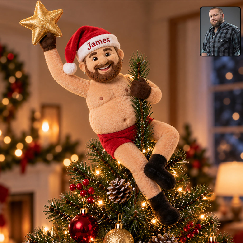 Weihnachtsstripper - Personalisierte würzige Paar Plüschpuppe