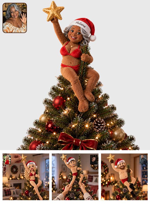 Weihnachtsstripper - Personalisierte würzige Paar Plüschpuppe