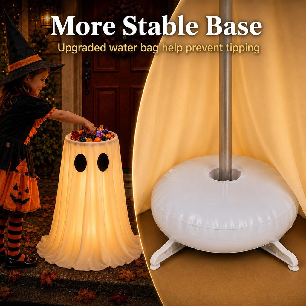 Lighted Ghost Candy Bowl