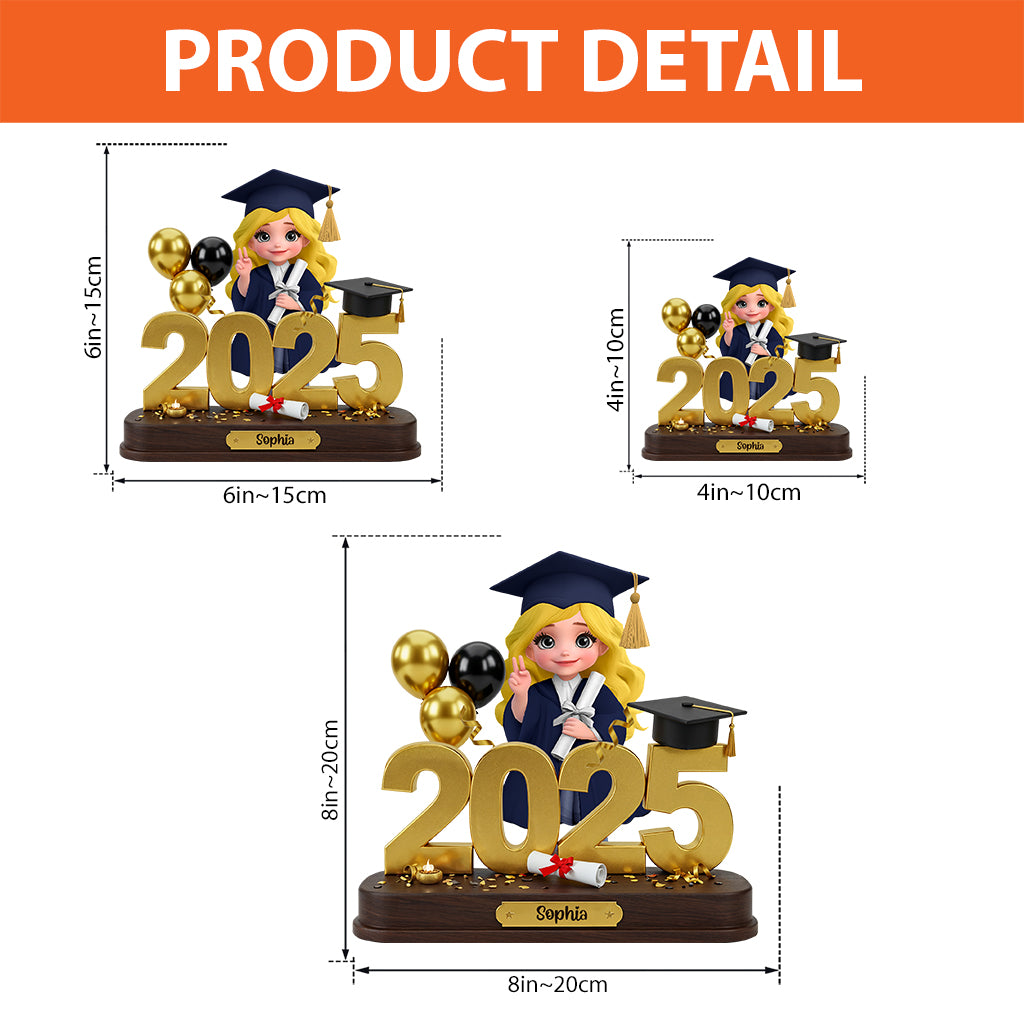 Graduation Gift - Personalized Graduation Custom Shaped Acrylic Plaque