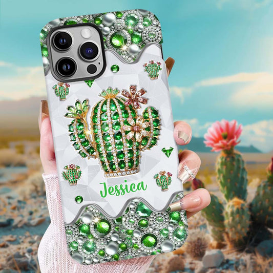 Love Cactus - Personalized Cactus Full Print Phone Case