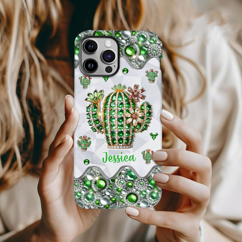 Love Cactus - Personalized Cactus Full Print Phone Case