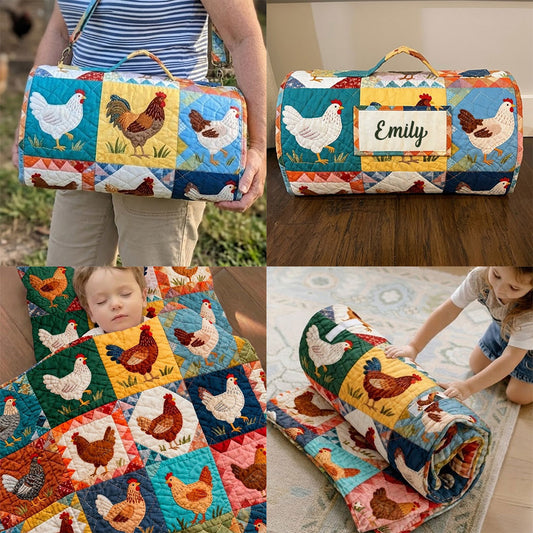 Love Chicken - Personalisierte Hühner-Nap Mat