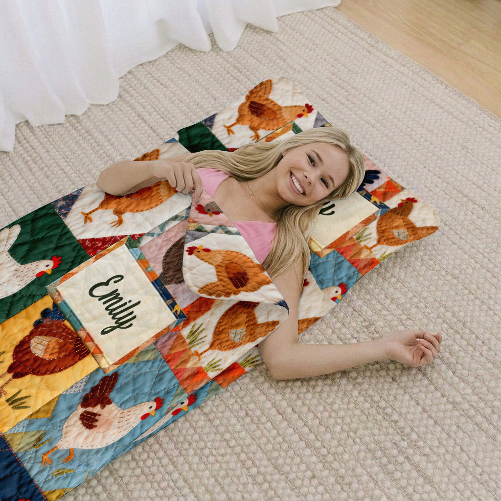 Love Chicken - Personalisierte Hühner-Nap Mat