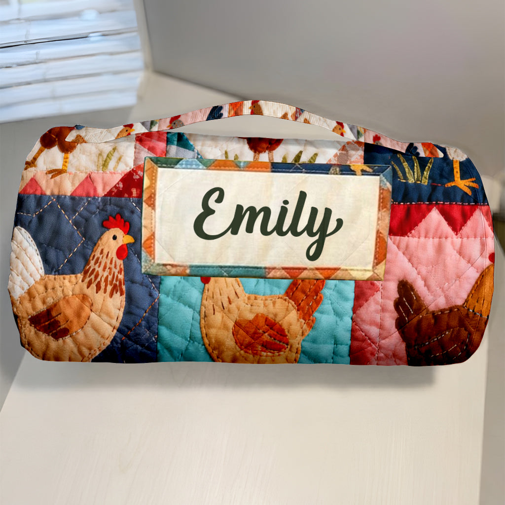 Love Chicken - Personalisierte Hühner-Nap Mat