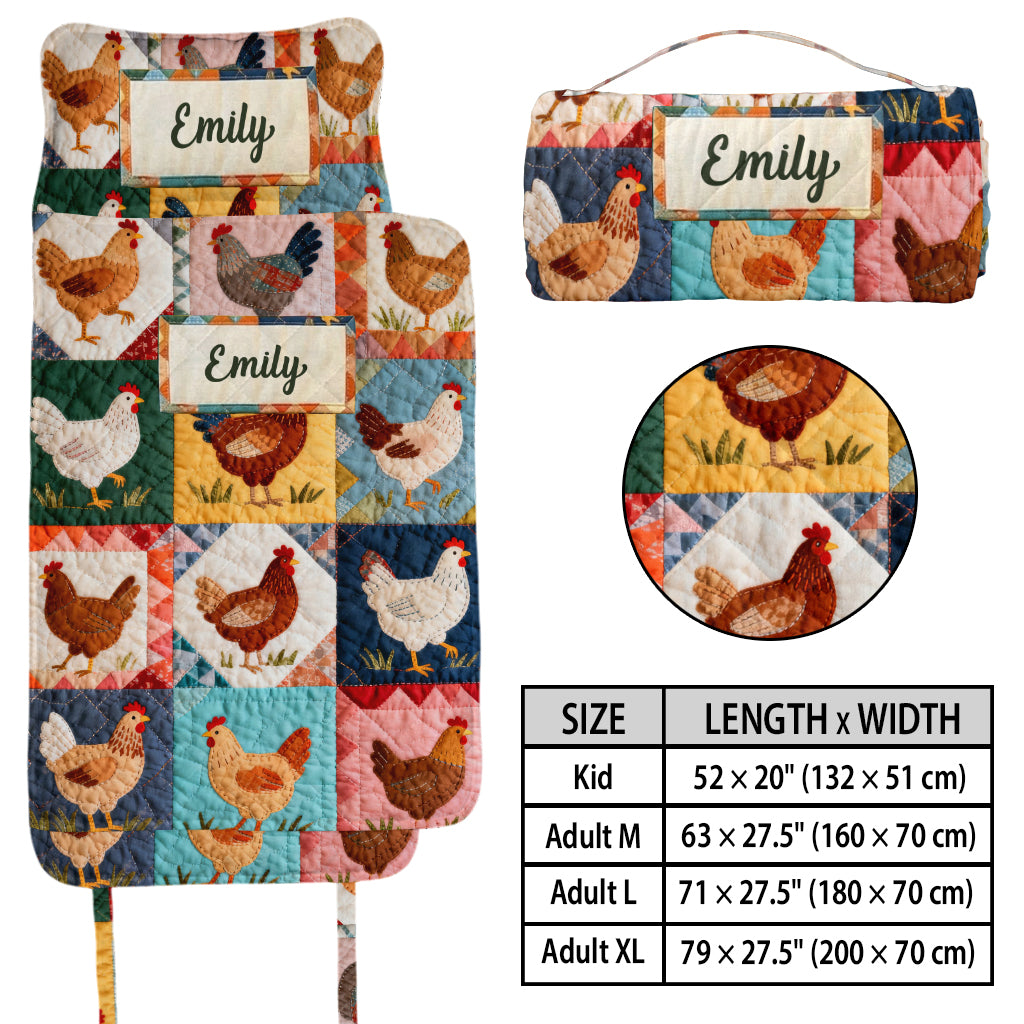 Love Chicken - Personalisierte Hühner-Nap Mat