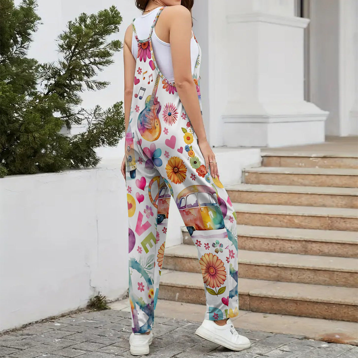 Hippie Soul – Personalisierte Hippie-Overalls/Strampler in lockerer Passform