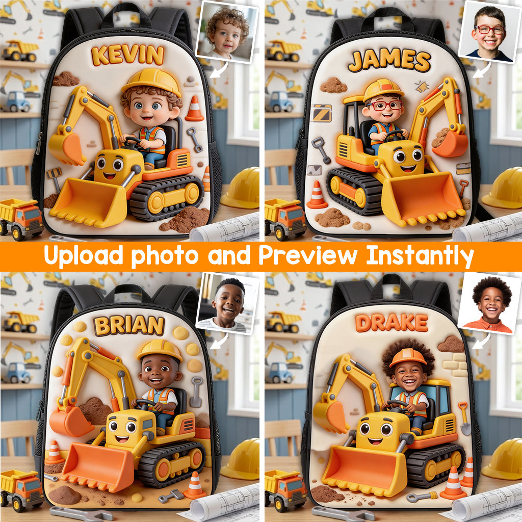 Personalisierbarer, multifunktionaler Kinderrucksack – das perfekte Geschenk für Kinder mit Foto!