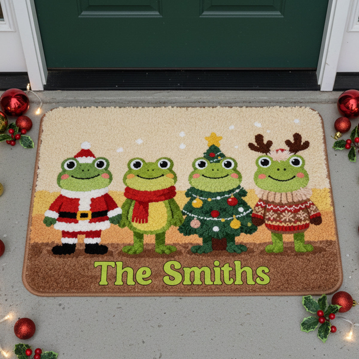 Love Frog – Personalisierter, rutschfester Frosch-Teppich