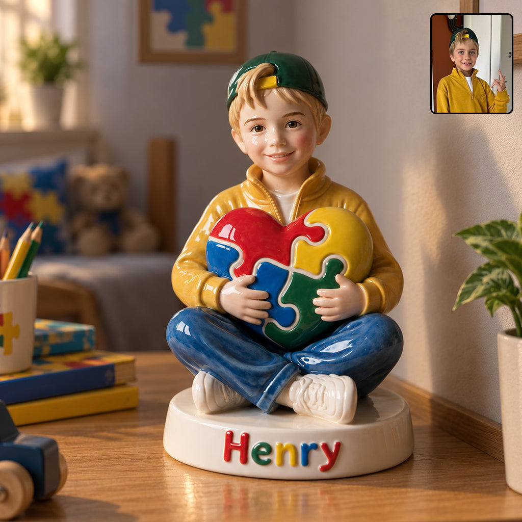 It's Ok To Be Different - Personalized Autism Awareness 3D Plaque