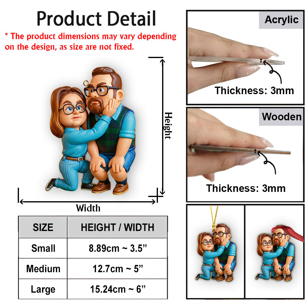 Lustiges Geschenk im cartoonhaften, übertriebenen Maskottchen-Stil – personalisierter Schmuck