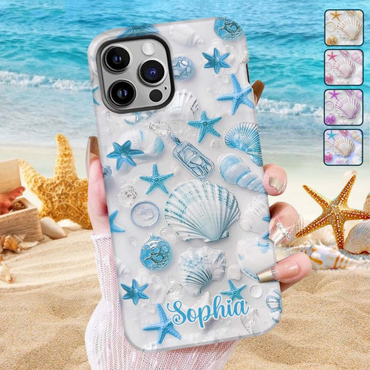 Beach Lovin' Girl - Personalized Sea Lover Full Print Phone Case
