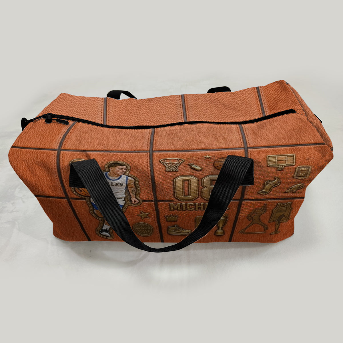 Basketballspieler - Personalisierte Basketball-Duffle-Tasche