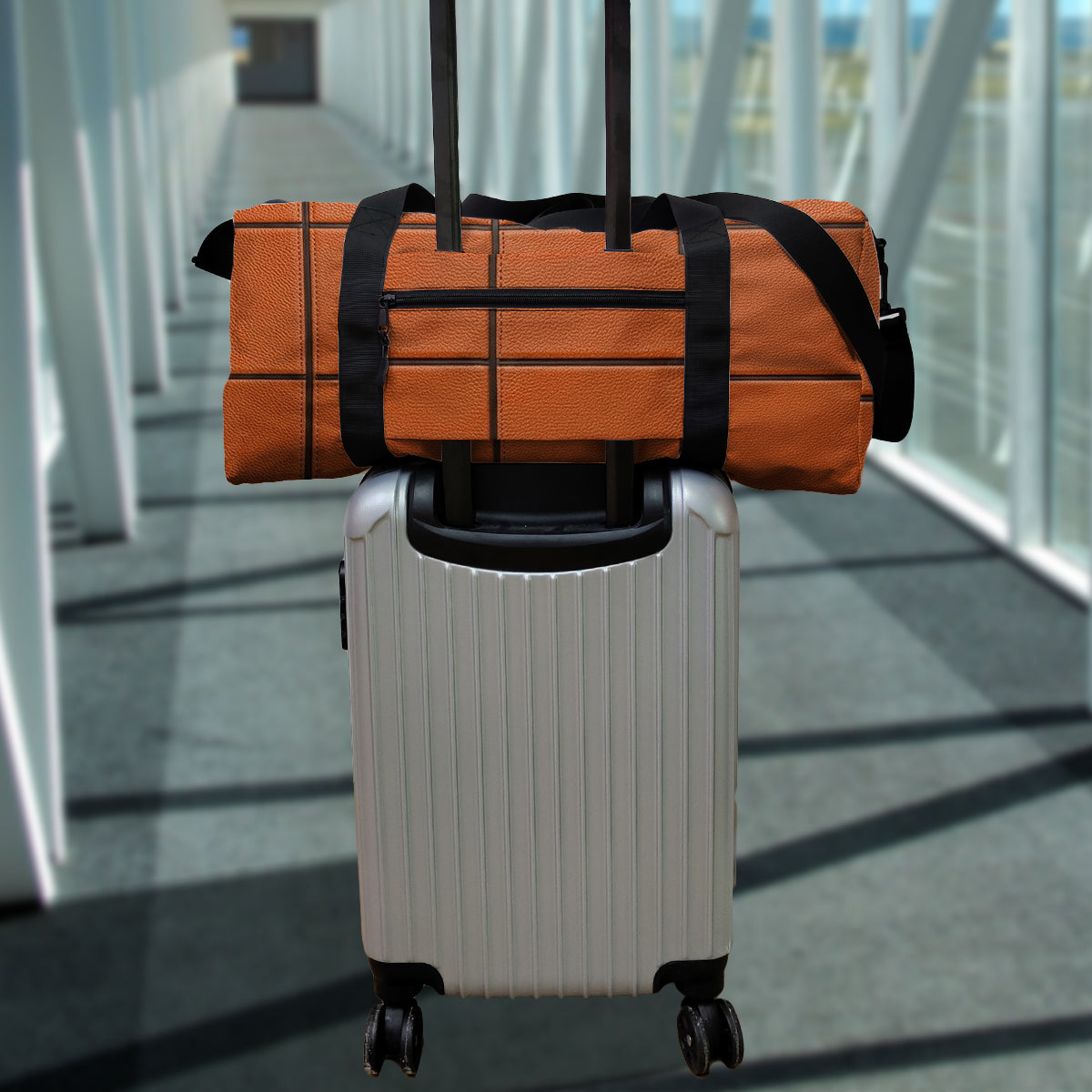 Basketballspieler - Personalisierte Basketball-Duffle-Tasche