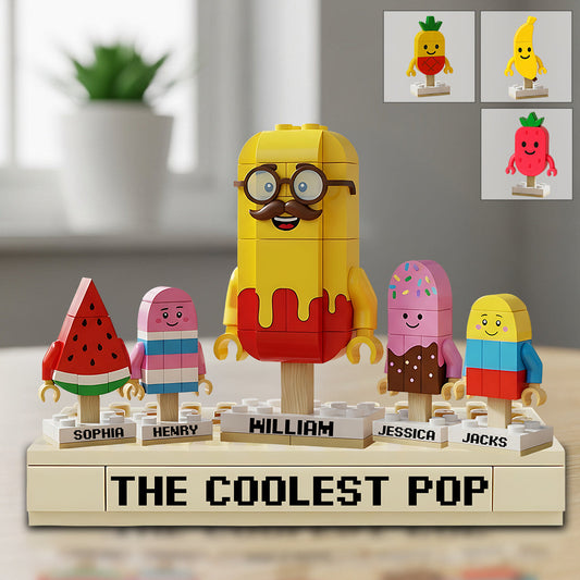 The Coolest Pop - Personalized Grandpa Custom Shaped Acrylic Plaque