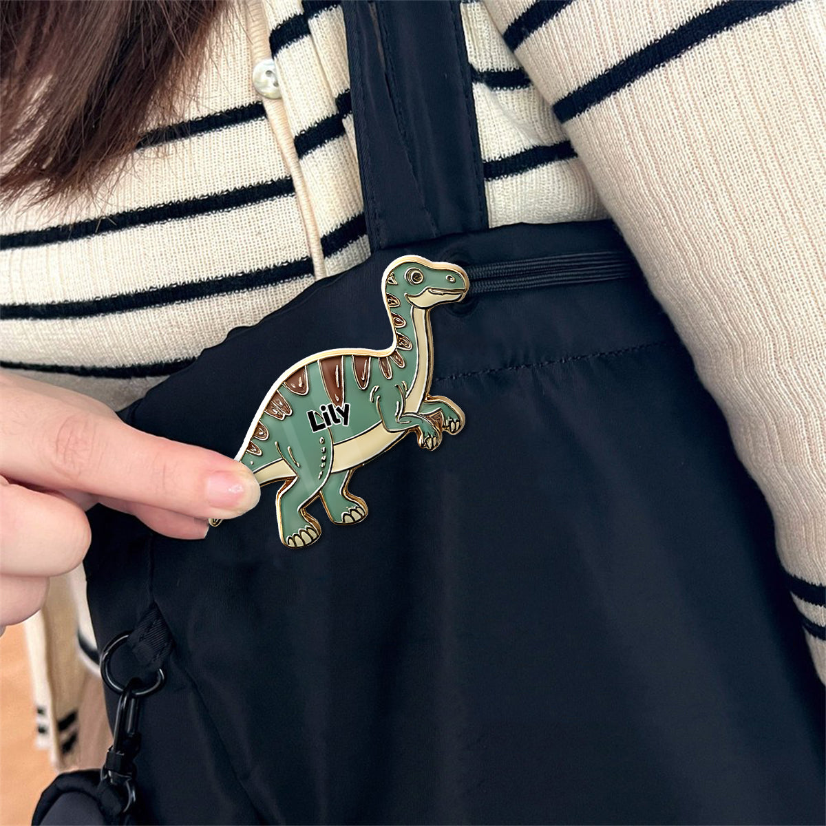Dinosaurier-Kollektion für Kinder – Personalisierter Kinder-Pin